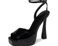Steve Madden Sass Black Leather Clearance