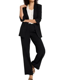 Women NIC+ZOE Satin Chiffon Jacket Layer