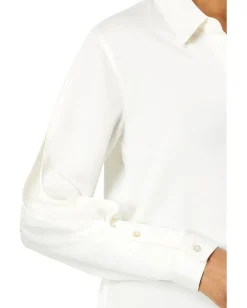 Women NIC+ZOE Satin Chiffon Shirt