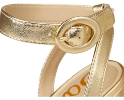 Sam Edelman Savannah Strappy Sandals Amber Gold Best