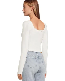 Women Free People Scarlet Smocked Long Sleeve