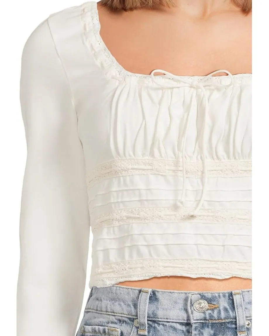 Women Free People Scarlet Smocked Long Sleeve