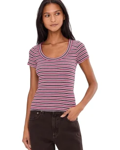 Madewell Scoop Neck Brightside Tee Henna Outlet