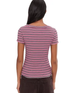 Madewell Scoop Neck Brightside Tee Henna Outlet