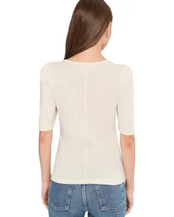 Madewell Scoop Neck Puff Tee Vintage Ivory Discount