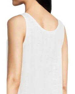 Eileen Fisher Scoop Neck Tank White Online