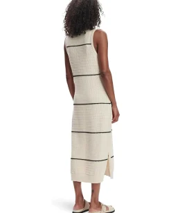 Varley Scott Scoop Neck Midi Dress Birch Best