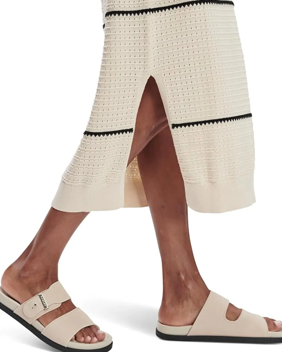 Varley Scott Scoop Neck Midi Dress Birch Best