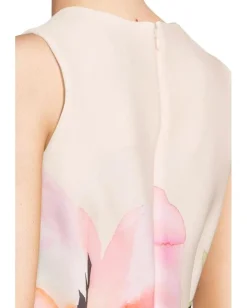 Women Calvin Klein Scuba Foral Sheath