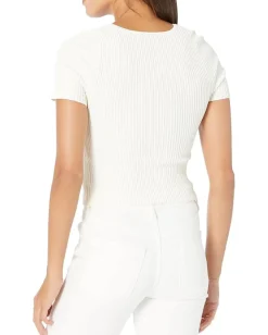 Madewell Sculpt Ottoman Tee Bright Ivory Best