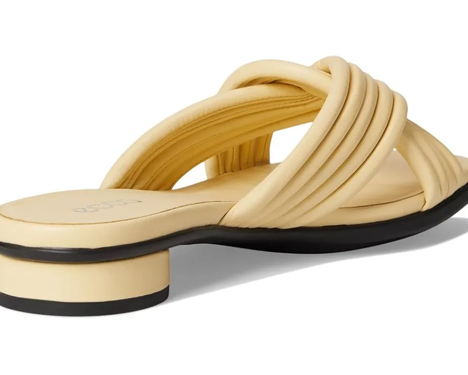 ECCO Sculpted Alba 25 Slide Sandal Straw New