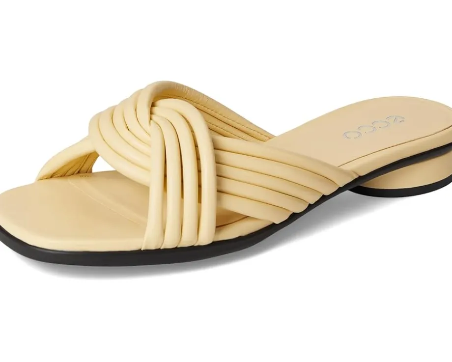 ECCO Sculpted Alba 25 Slide Sandal Straw New