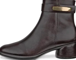 ECCO Sculpted Luxery 35 MM Modern Dress Ankle Boot Mocha Best