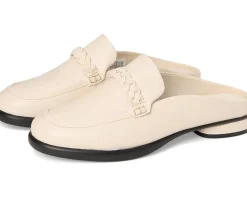 ECCO Sculpted Luxury Braided Mule Limestone New