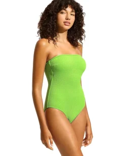 Women Seafolly Sea Dive Bandeau One-Piece