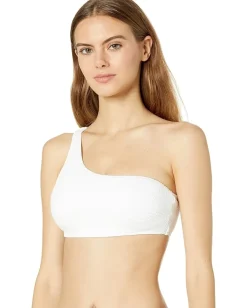 Seafolly Sea Dive One Shoulder Top White Clearance
