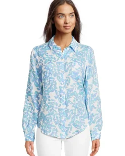 Women Lilly Pulitzer Sea View Button Down