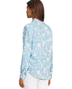 Women Lilly Pulitzer Sea View Button Down
