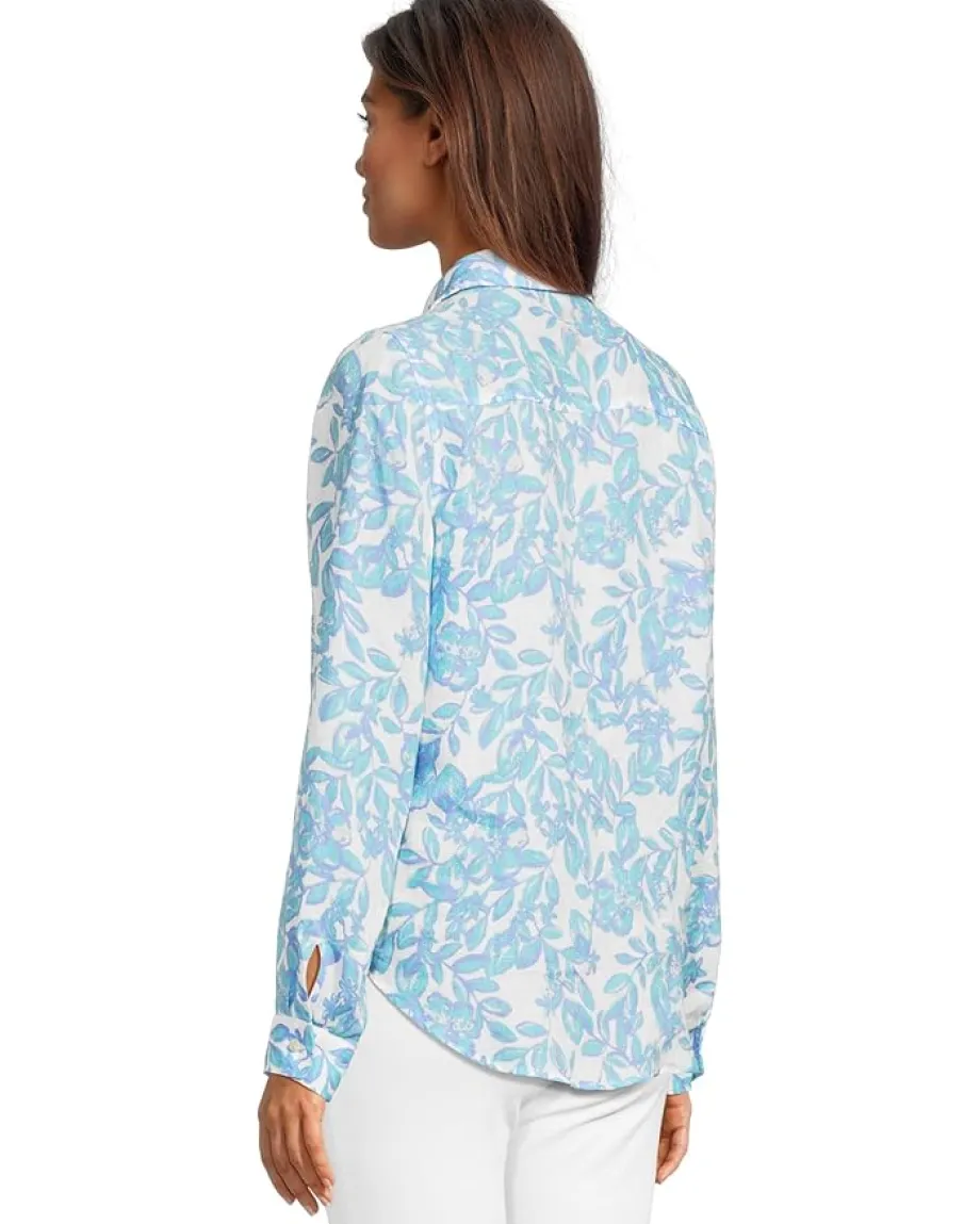 Women Lilly Pulitzer Sea View Button Down