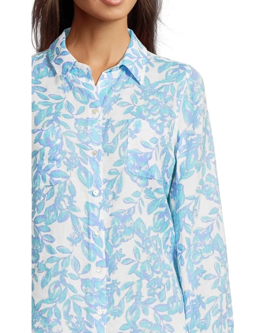 Women Lilly Pulitzer Sea View Button Down