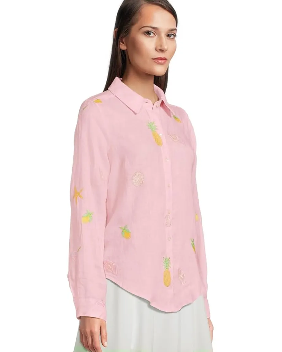 Women Lilly Pulitzer Sea View Button-Down