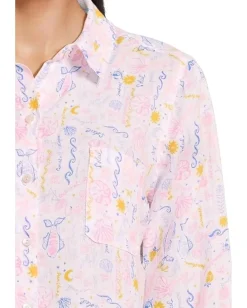 Women Lilly Pulitzer Sea View Button-Down
