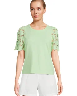 Lilly Pulitzer Sebene Knit Top Cool Mint New