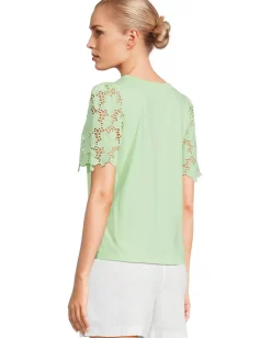 Lilly Pulitzer Sebene Knit Top Cool Mint New