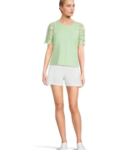 Lilly Pulitzer Sebene Knit Top Cool Mint New