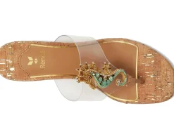 J. Renee Seehorse Clear/Natural/Gold Outlet