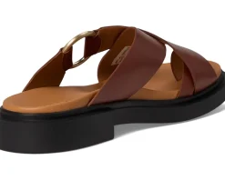 Women ECCO Seoul Toe Post Ring Ornament Slide Sandals