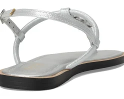 Kenneth Cole Reaction Sera Silver Metallic New