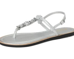 Kenneth Cole Reaction Sera Silver Metallic New