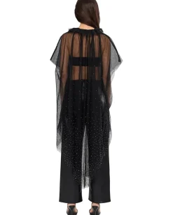 Women AllSaints Sez Emb Tulle Cape