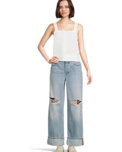 Madewell Shania Top - 100% Linen Salt Sale