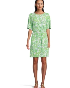Lilly Pulitzer Shaw Dress Resort White Daffodil Hill Outlet