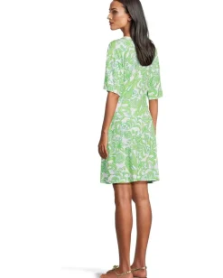 Lilly Pulitzer Shaw Dress Resort White Daffodil Hill Outlet
