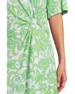 Lilly Pulitzer Shaw Dress Resort White Daffodil Hill Outlet