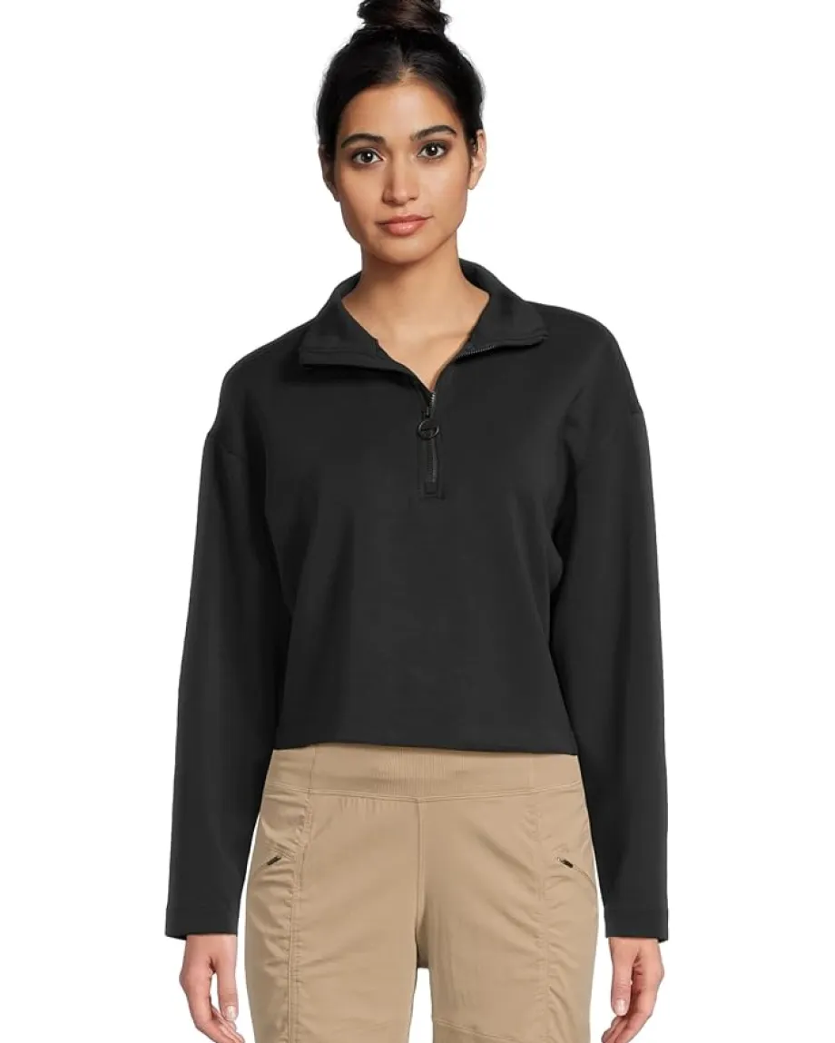 Prana Shea Half Zip Black Discount