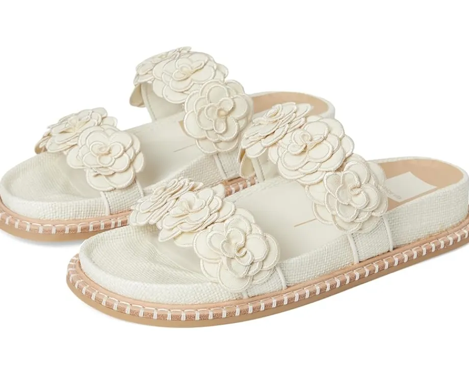 Dolce Vita Sherla White Raffia Hot