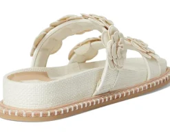 Dolce Vita Sherla White Raffia Hot