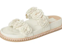 Dolce Vita Sherla White Raffia Hot