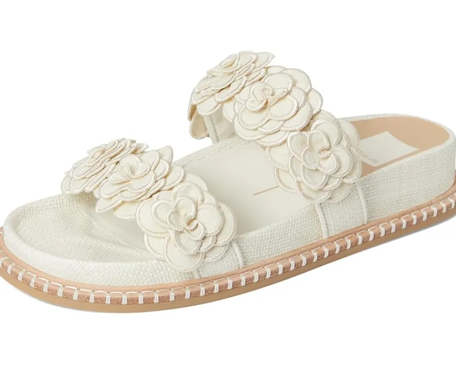 Dolce Vita Sherla White Raffia Hot