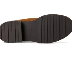 Cole Haan Shibley Waterproof Lug Buckle Booties Tobacco Waterproof Suede Sale