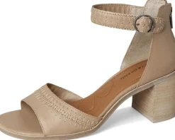 Women Lucky Brand Shivona Stitched Heeled Sandal