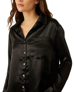 Women Free People Shooting For The Moon Button-Down