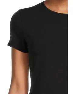 Lilla P Short Sleeve Crew Neck Black Discount