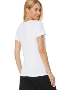 Lilla P Short Sleeve Crew Neck White Best