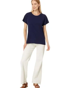 Mod-o-doc Short Sleeve Crew Neck Favorite Tee Navy Licorice Sale