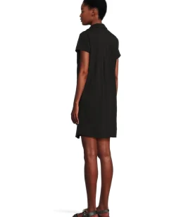 Women Mod-o-doc Short Sleeve Johnny Collar Dress